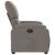 Fotoliu rabatabil, gri taupe, material textil GartenMobel Dekor