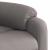 Fotoliu rabatabil, gri taupe, material textil GartenMobel Dekor
