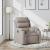 Fotoliu rabatabil, gri taupe, material textil GartenMobel Dekor