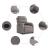 Fotoliu rabatabil, gri taupe, material textil GartenMobel Dekor