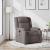 Fotoliu de masaj rabatabil, gri taupe, material textil GartenMobel Dekor