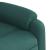 Fotoliu de masaj rabatabil, verde închis, material textil GartenMobel Dekor