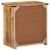 Dulap cu 3 sertare, 55x35x60 cm, lemn masiv de mango GartenMobel Dekor