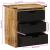 Dulap cu 3 sertare, 55x35x60 cm, lemn masiv de mango GartenMobel Dekor