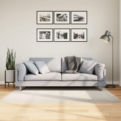 Covor IZA aspect scandinav, cu fire scurte, crem, 120x170 cm GartenMobel Dekor