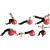 Minge de aerobic inSPORTline Top Ball 55 cm, PVC antiderapant