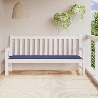 Pernă de bancă de grădină bleumarin, 200x50x4 cm, textil oxford GartenMobel Dekor