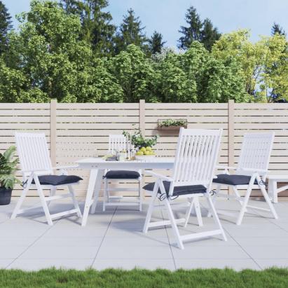 Perne de scaun 4 buc. bleumarin 40x40x7 cm textil oxford GartenMobel Dekor