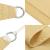 Parasolar, nisipiu, 4x2 m, 100% poliester Oxford GartenMobel Dekor