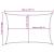 Parasolar, nisipiu, 4x3 m, 100% poliester Oxford GartenMobel Dekor