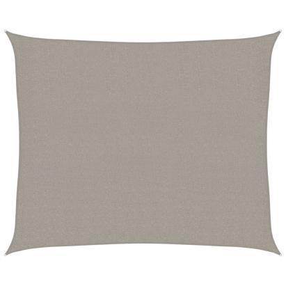 Pânză parasolar gri deschis dreptunghiular 2,5x3m HDPE 160 g/m² GartenMobel Dekor