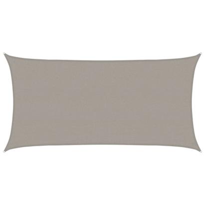 Pânză parasolar gri dreptunghiular 2,5x4,5 m HDPE 160 g/m² GartenMobel Dekor