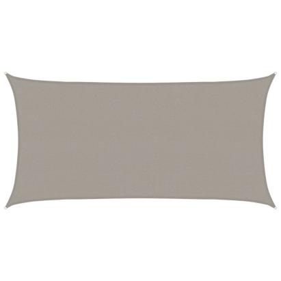 Pânză parasolar gri deschis dreptunghiular 2,5x5m HDPE 160 g/m² GartenMobel Dekor