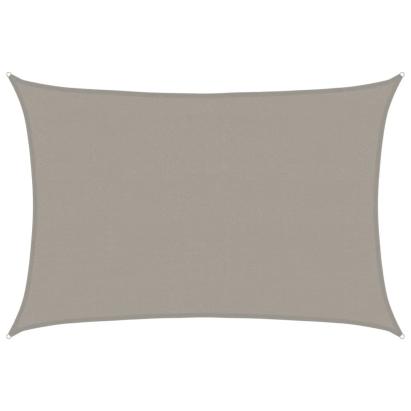 Pânză parasolar gri deschis dreptunghiular 4x6 m HDPE 160 g/m² GartenMobel Dekor