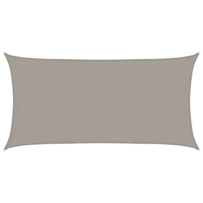 Pânză parasolar gri deschis dreptunghiular 4x7 m HDPE 160 g/m² GartenMobel Dekor
