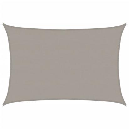Pânză parasolar gri deschis dreptunghiular 5x7 m HDPE 160 g/m² GartenMobel Dekor