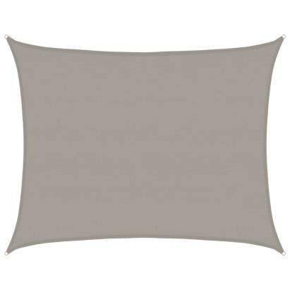 Pânză parasolar, gri deschis dreptunghiular 6x8 m HDPE 160 g/m² GartenMobel Dekor