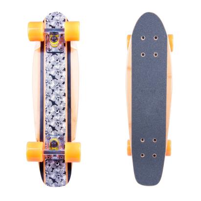 Penny board WORKER Bambo 22 inch cu deck din bambus si rulmenti ABEC 11