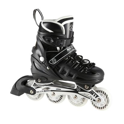 Role reglabile 4 in 1 pentru copii Nils Extreme NH10905 LED negre