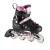 Role Reglabile 4in1 Nils Extreme LED NH10905-Negru/Roz