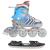 Role reglabile copii 4in1 Nils Extreme NH18192 gri/albastru