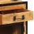 Dulap, 80x31x66 cm, lemn masiv de mango brut și metal GartenMobel Dekor