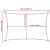 Pânză parasolar, nisipiu dreptunghiular 6x7 m HDPE 160 g/m² GartenMobel Dekor