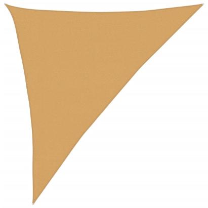 Pânză parasolar, nisipiu, triunghiular, 3x4x5 m, HDPE, 160 g/m² GartenMobel Dekor