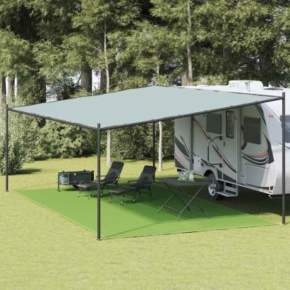 Covor pentru cort, verde deschis, 400x700 cm, HDPE GartenMobel Dekor