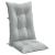 Perne scaun cu spătar înalt 4 buc. melanj gri 120x50x7cm textil GartenMobel Dekor