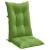 Perne scaun spătar înalt 6 buc. melanj verde 120x50x7 cm textil GartenMobel Dekor