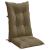 Perne scaun cu spătar înalt 6 buc. gri taupe 120x50x7 cm textil GartenMobel Dekor