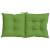 Perne scaun spătar scund 2 buc. melanj verde 100x50x7 cm textil GartenMobel Dekor