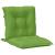 Perne scaun spătar scund 2 buc. melanj verde 100x50x7 cm textil GartenMobel Dekor