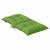 Perne scaun spătar scund 4 buc. melanj verde 100x50x7 cm textil GartenMobel Dekor