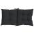 Set de perne pentru scaun cu spătar joasă 2 pcs Melanj negru GartenMobel Dekor