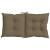 Perne scaun cu spătar mic 4 buc. melanj taupe 100x50x7cm textil GartenMobel Dekor
