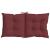 Perne scaun spătar mic 2 buc. melanj roșu vin 100x50x7cm textil GartenMobel Dekor