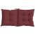 Perne scaun spătar mic 4 buc. melanj roșu vin 100x50x7cm textil GartenMobel Dekor