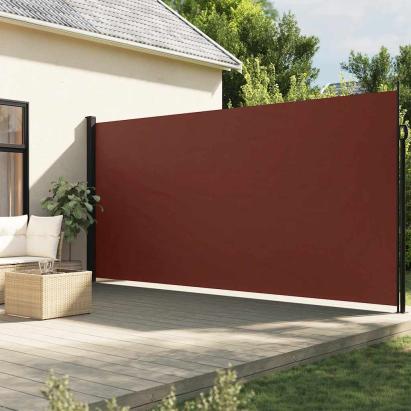 Copertina laterală retractabilă, maro, 200x300 cm GartenMobel Dekor