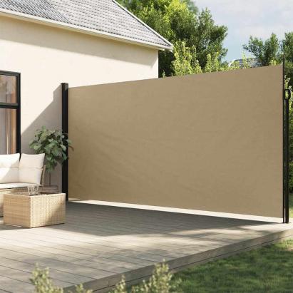 Copertina laterală retractabilă, bej, 200x500 cm GartenMobel Dekor