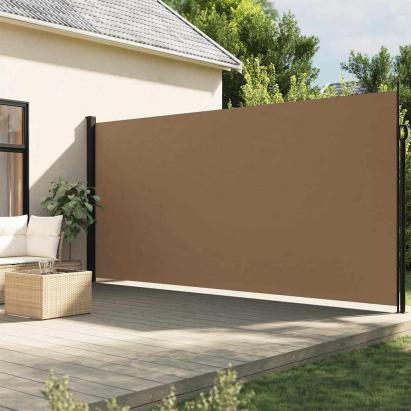 Copertina laterală retractabilă, gri taupe, 220x500 cm GartenMobel Dekor