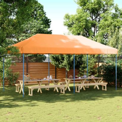 Cort de petrecere pliabil Pop-Up, portocaliu, 580x292x315 cm GartenMobel Dekor