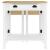 Set mobilier de bar, 3 piese, alb, lemn masiv de pin GartenMobel Dekor