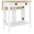 Set mobilier de bar, 3 piese, alb, lemn masiv de pin GartenMobel Dekor