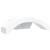 Lampă exterioară de perete cu LED/senzor, alb, aluminiu turnat GartenMobel Dekor