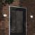 Lampă exterioară de perete cu LED, negru, aluminiu turnat GartenMobel Dekor