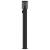Lampă exterioară de podea cu priză, negru, 110 cm, oțel inox GartenMobel Dekor