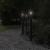Lampă exterioară de podea cu priză, negru, 110 cm, oțel inox GartenMobel Dekor
