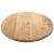 Blat de masă 120x60x2 cm lemn masiv de stejar oval GartenMobel Dekor